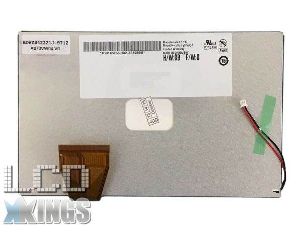 AU Optronics A070VW04-V0 7"" Laptop Screen